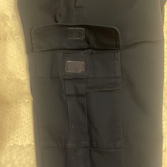 Old Navy Blue built in flex relaxed slim pull on cargo pants boys size XL 14-16 - Picture 6 of 16